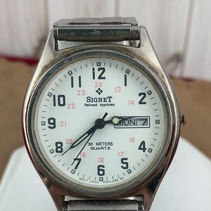 Vintage Signet Railroad Approved 24 Hour Quartz Watch